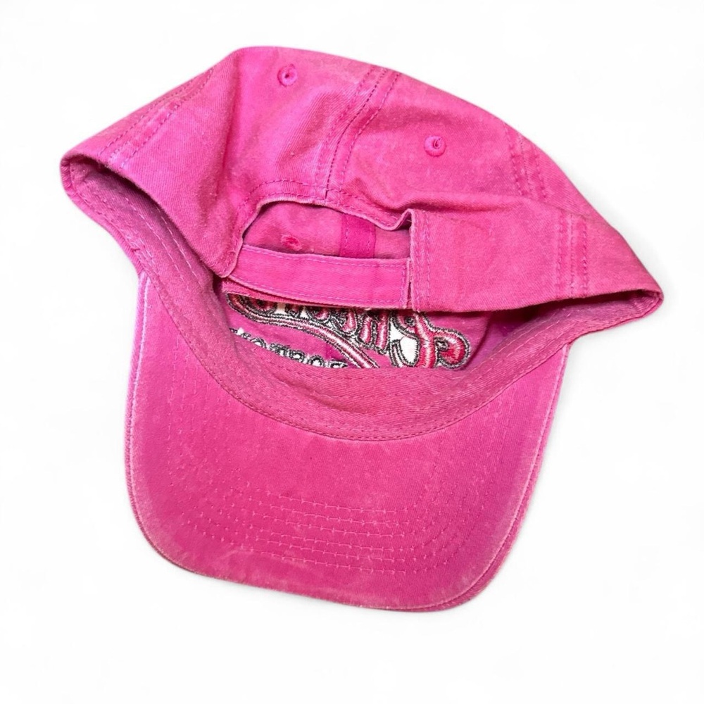 NEW ESY Cheers Boston Vintage 80s Faded Pink Dad Baseball Cap — OS - Picture 6 of 6